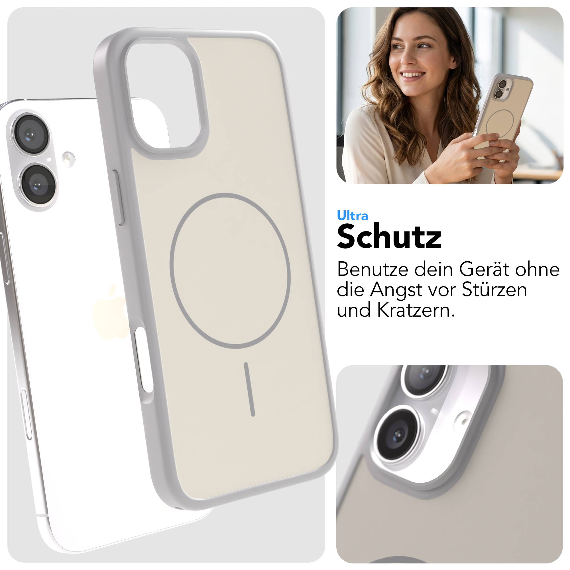 iPhone 16 Plus Bumper Hülle mit MagSafe Funktion von EAZY CASE 