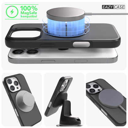 iPhone 16 Pro Bumper Hülle mit drehbarem Ring und MagSafe Funktion 