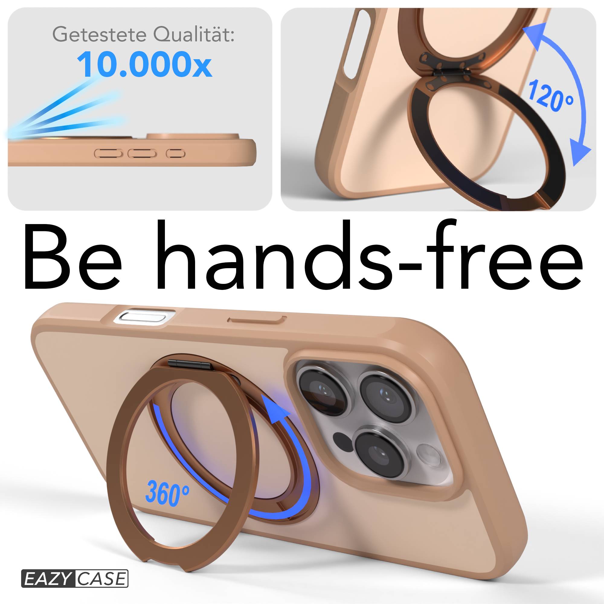 iPhone 16 Pro Bumper Hülle mit drehbarem Ring und MagSafe Funktion 