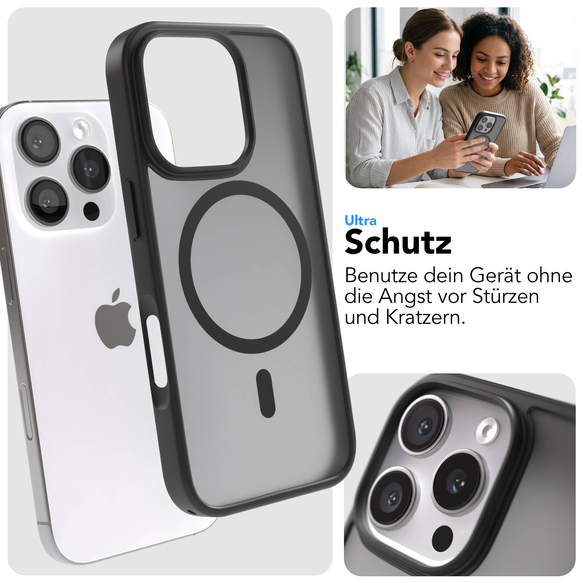 Apple iPhone 16 Pro Bumper Hülle mit MagSafe von EAZY CASE 