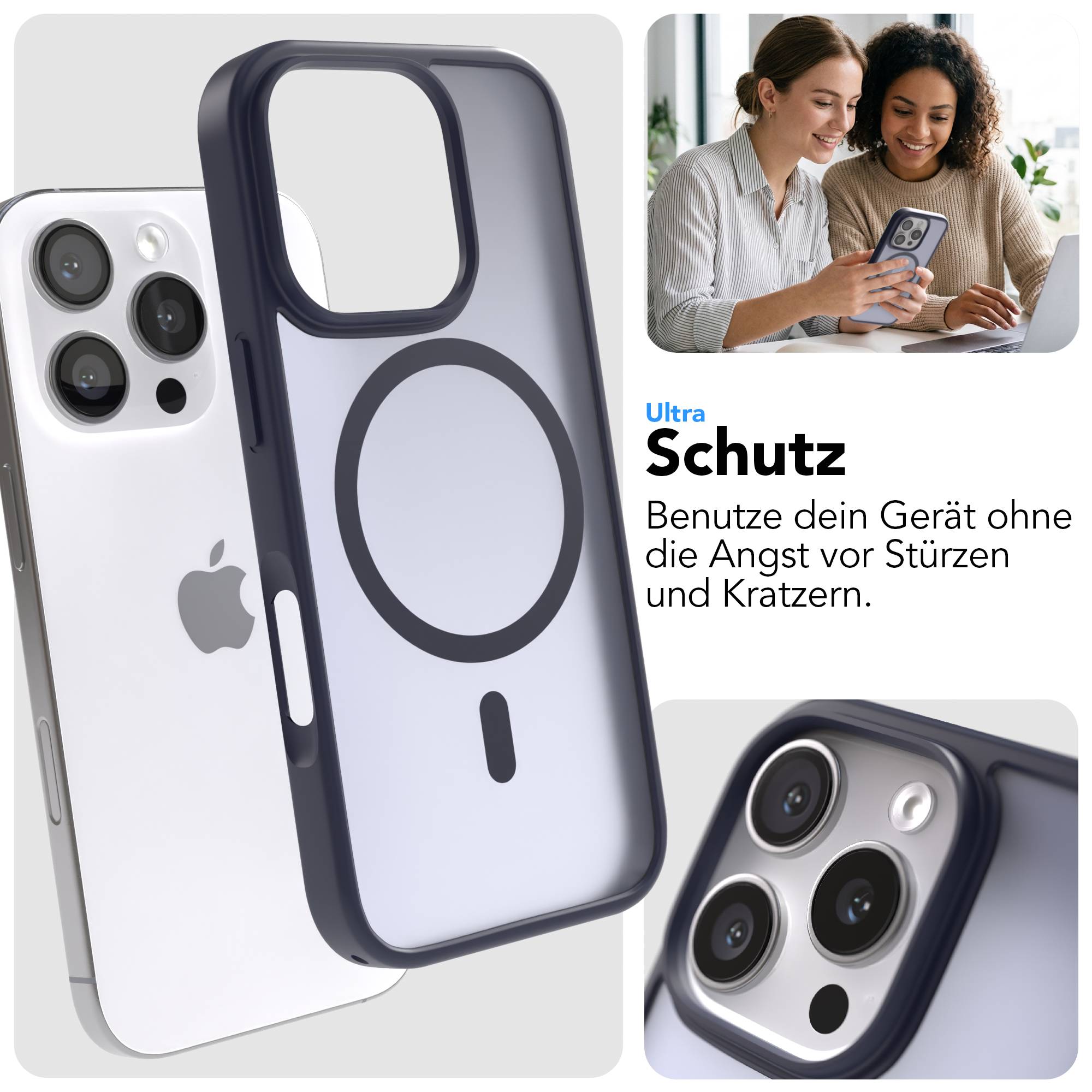 Apple iPhone 16 Pro Bumper Hülle mit MagSafe von EAZY CASE 