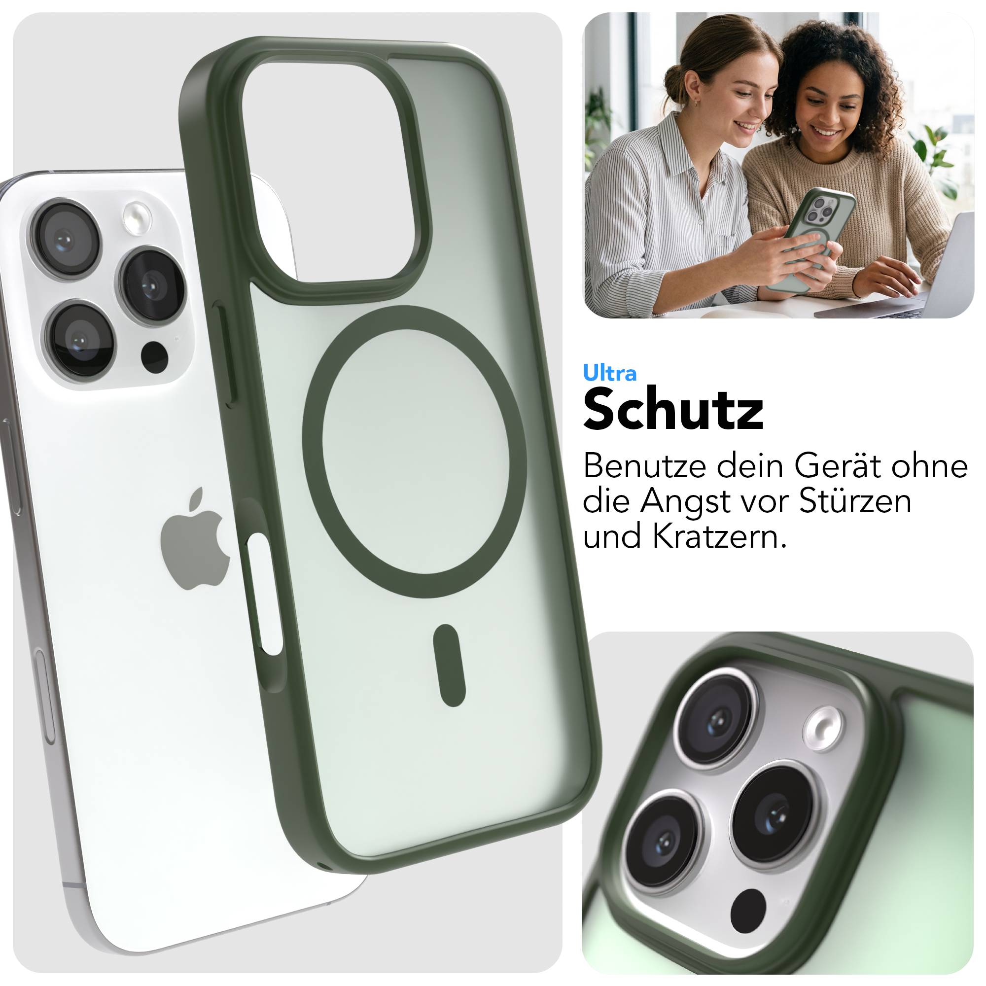 Apple iPhone 16 Pro Bumper Hülle mit MagSafe von EAZY CASE 