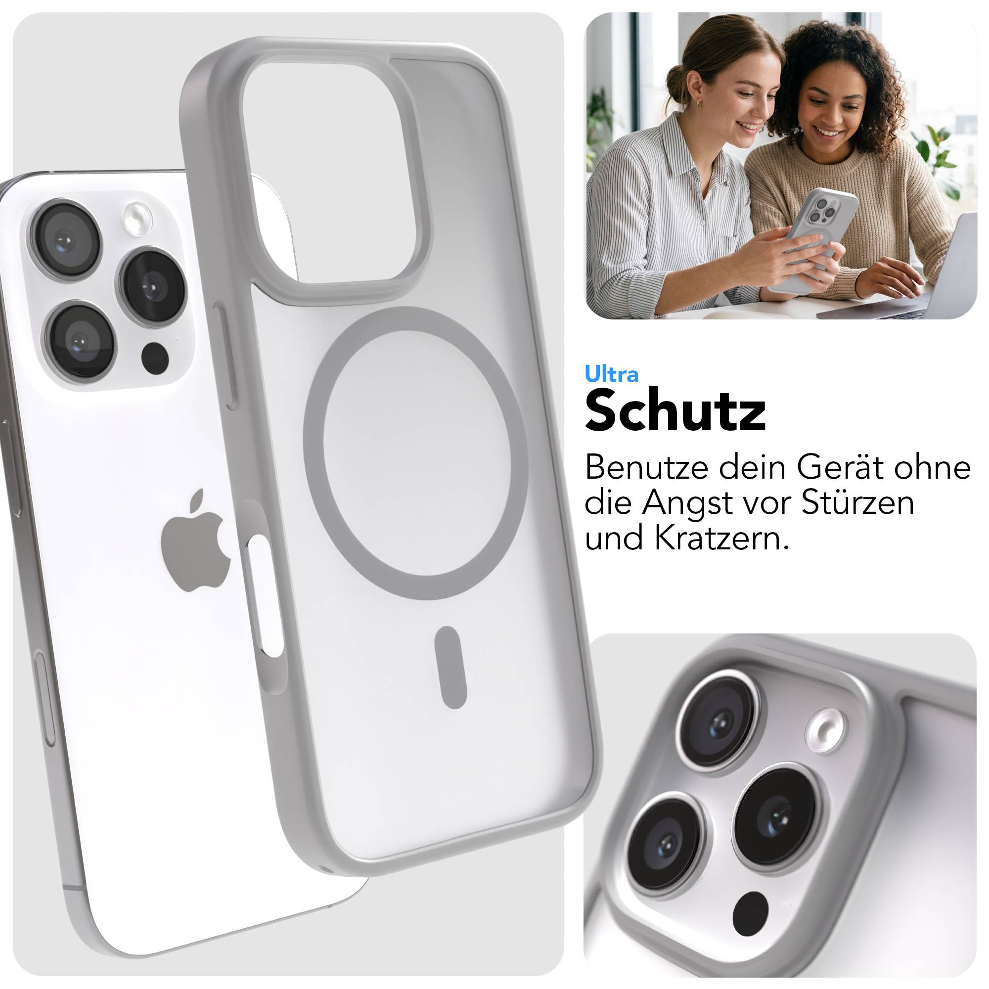 Apple iPhone 16 Pro Bumper Hülle mit MagSafe von EAZY CASE 