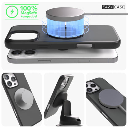 iPhone 16 Pro Max Bumper Hülle mit drehbarem Ring und MagSafe Funktion 