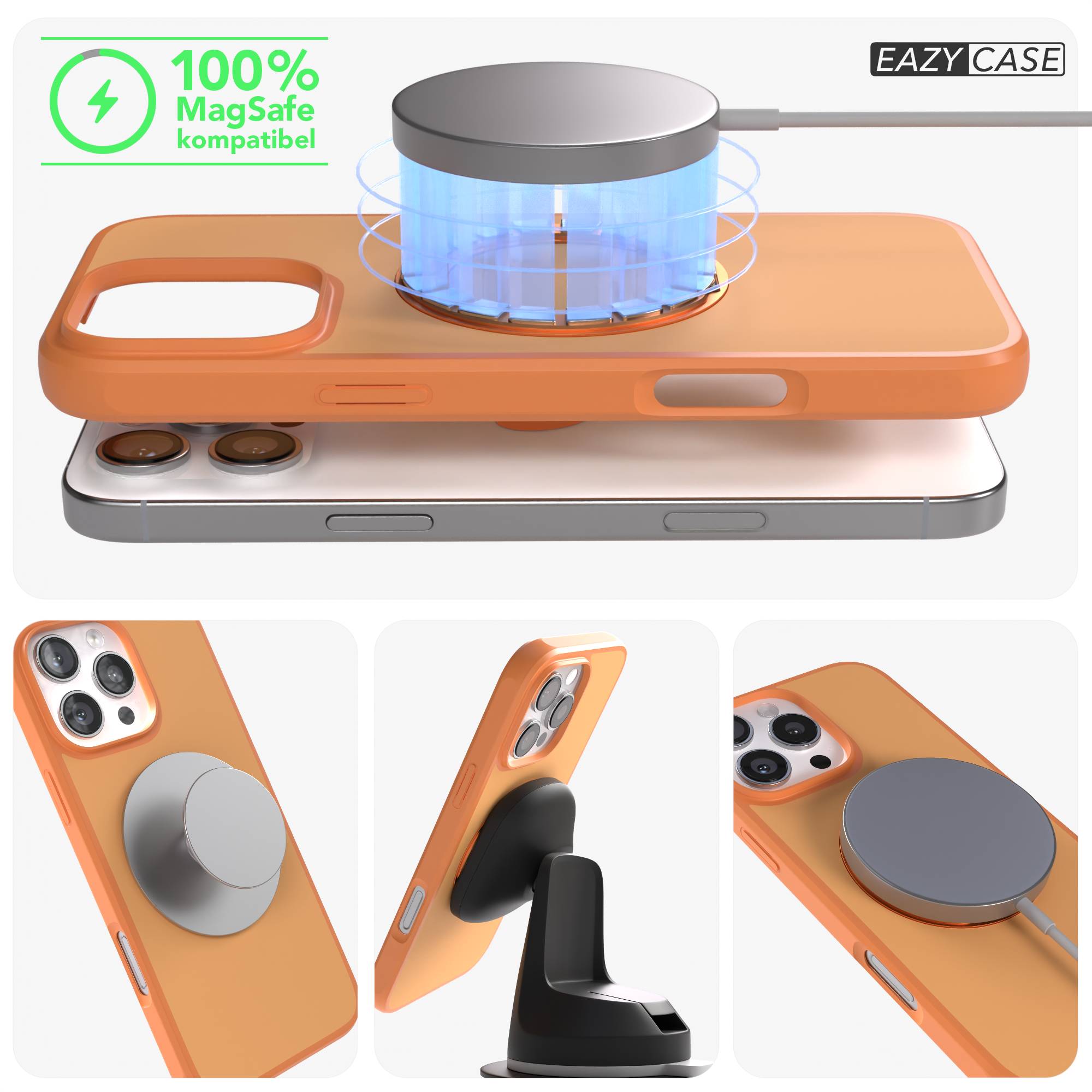 iPhone 16 Pro Max Bumper Hülle mit drehbarem Ring und MagSafe Funktion 