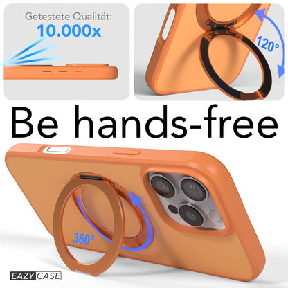 iPhone 16 Pro Max Bumper Hülle mit drehbarem Ring und MagSafe Funktion 