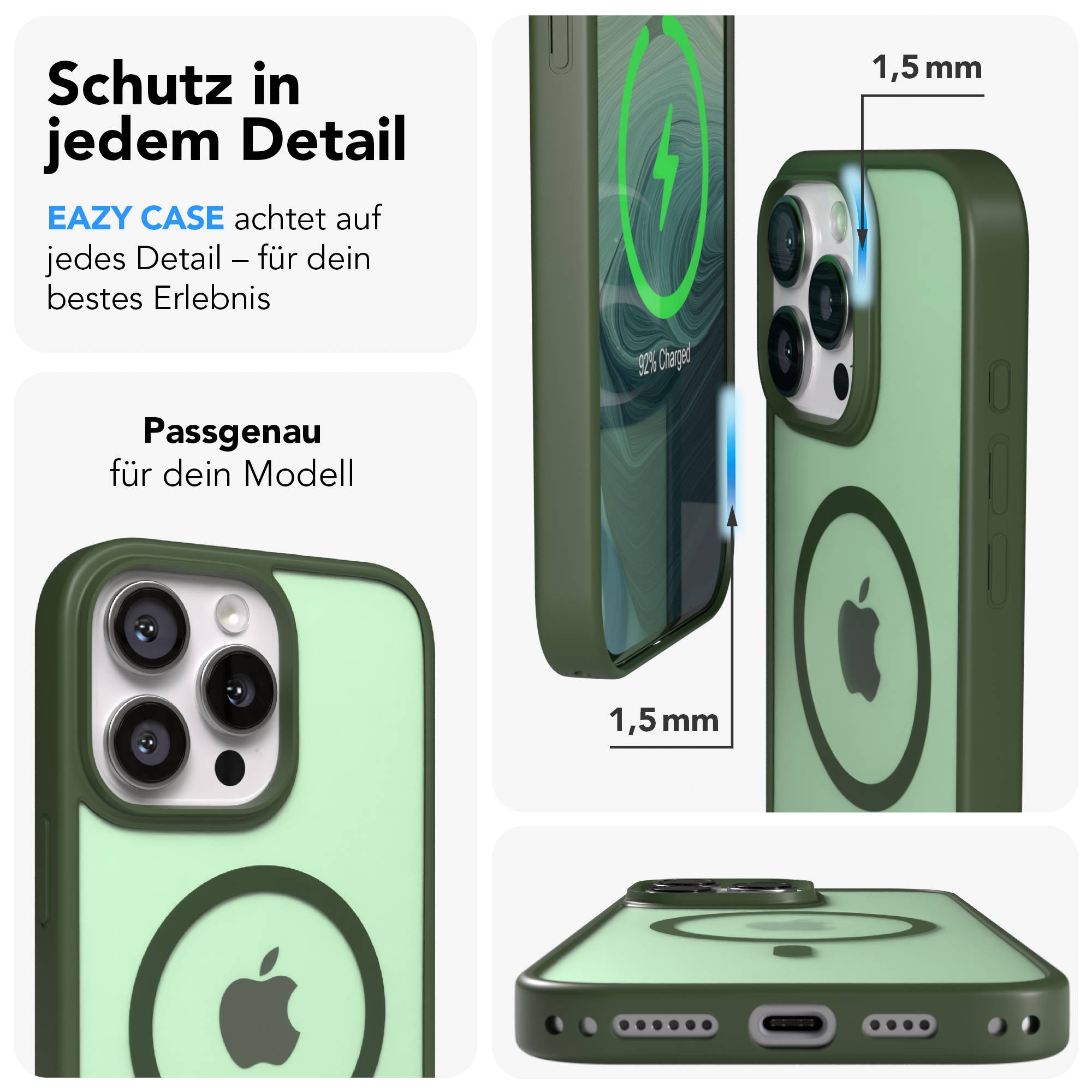 iPhone 16 Pro Max Bumper Hülle mit MagSafe von EAZY CASE 