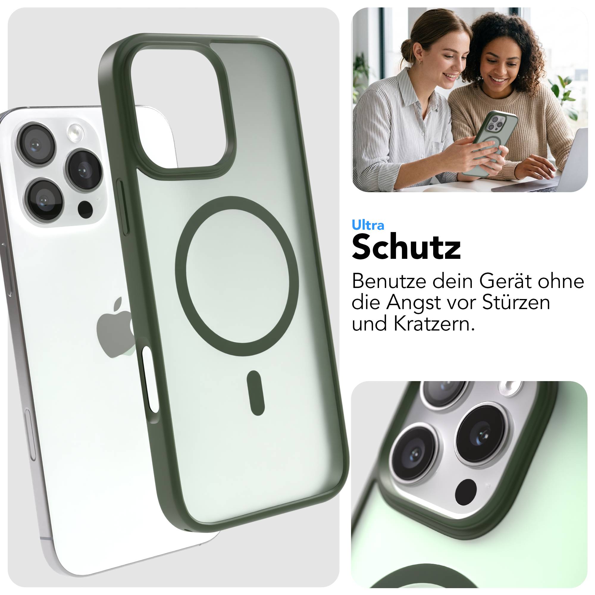 iPhone 16 Pro Max Bumper Hülle mit MagSafe von EAZY CASE 