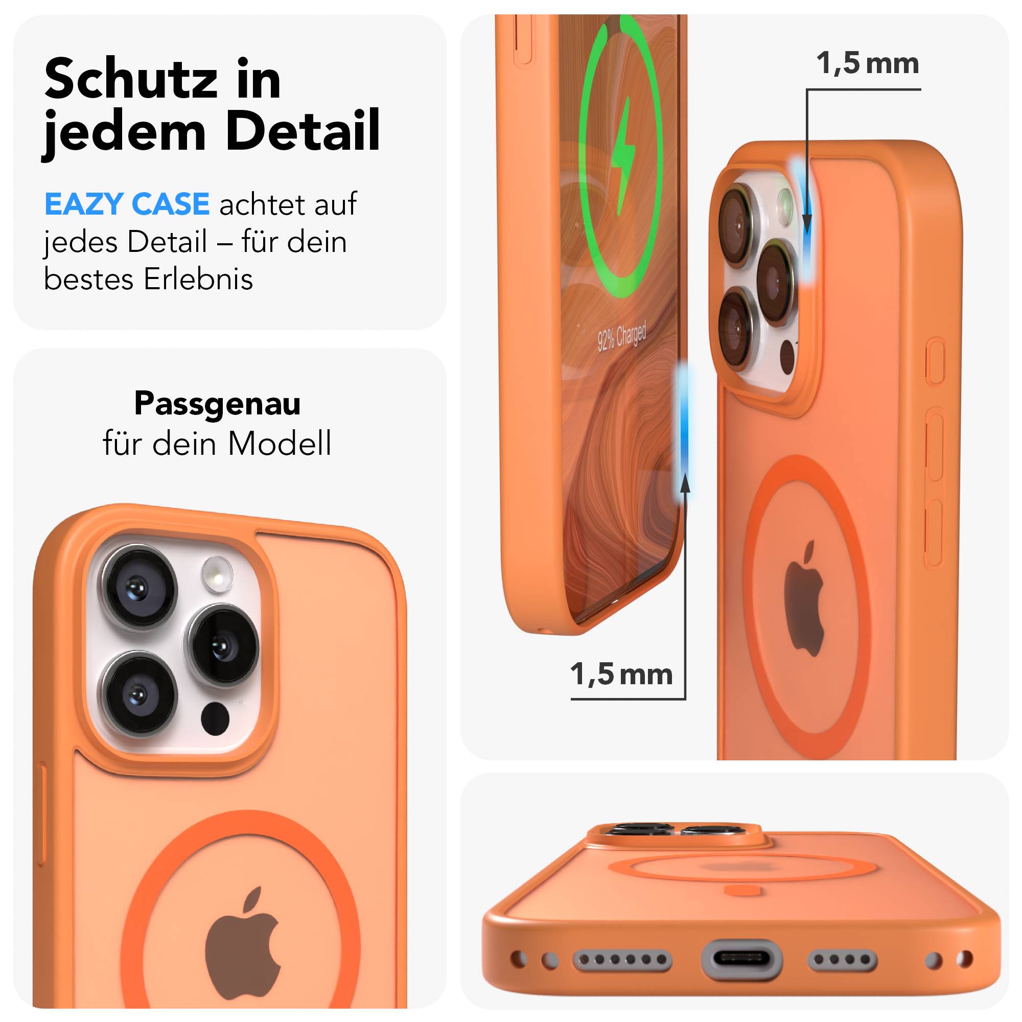 iPhone 16 Pro Max Bumper Hülle mit MagSafe von EAZY CASE 