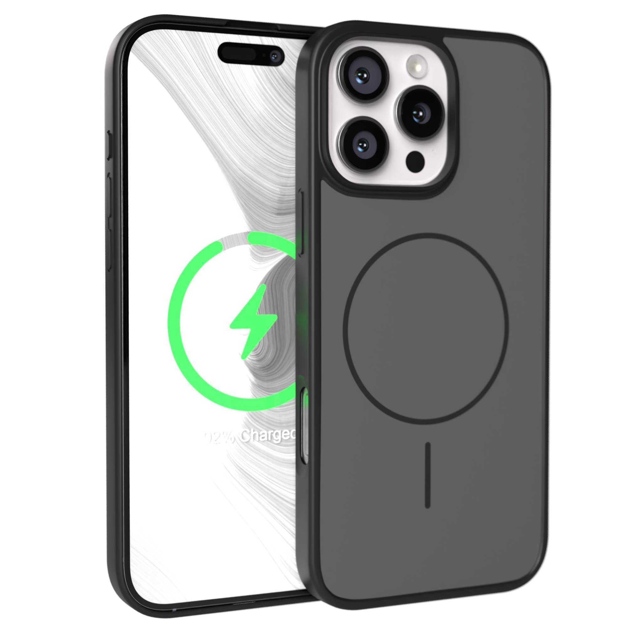 iPhone 16 Pro Max Bumper Hülle mit MagSafe Magnetring 