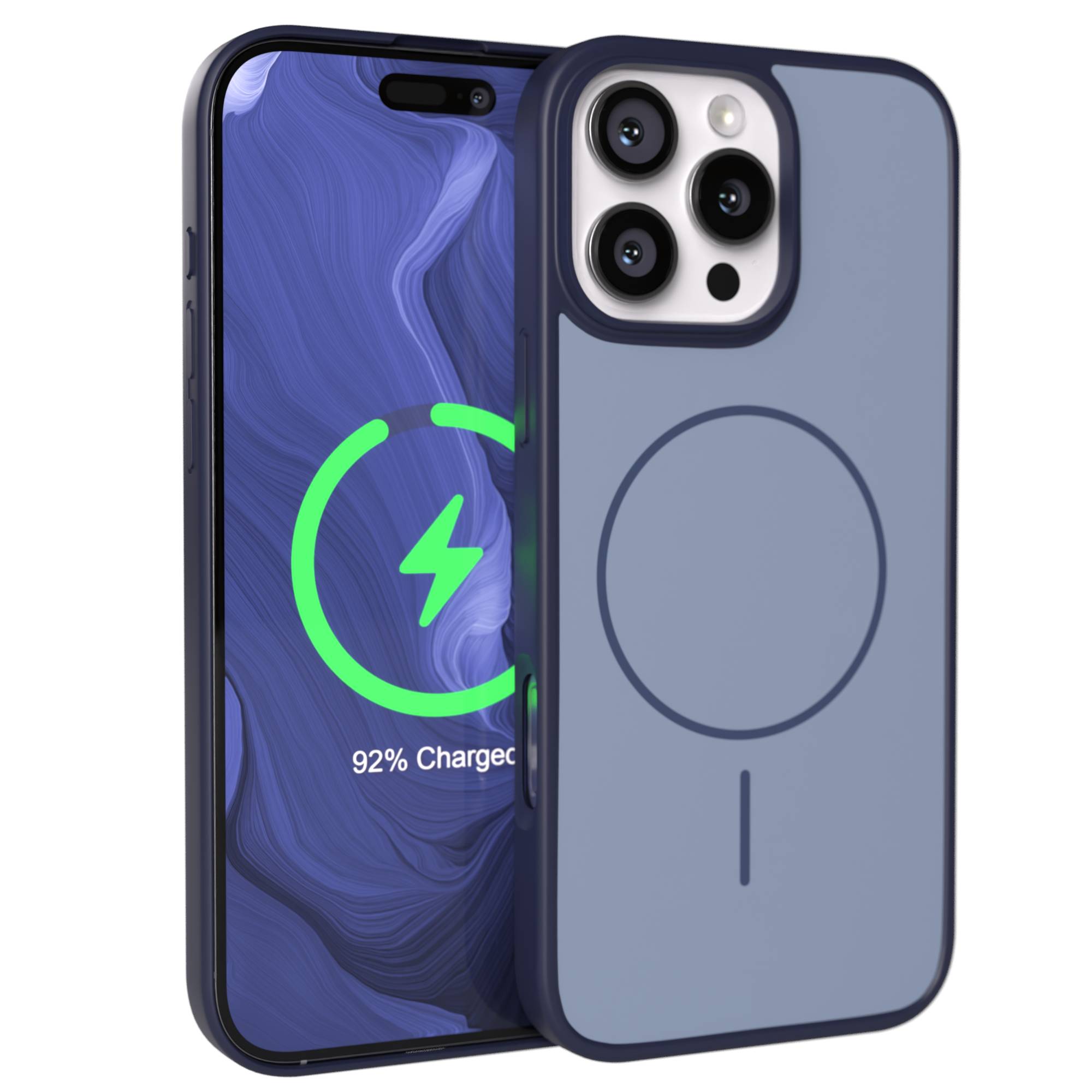 iPhone 16 Pro Max Bumper Hülle mit MagSafe Magnetring 
