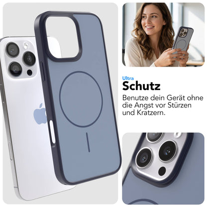 iPhone 16 Pro Max Bumper Hülle mit MagSafe Magnetring 