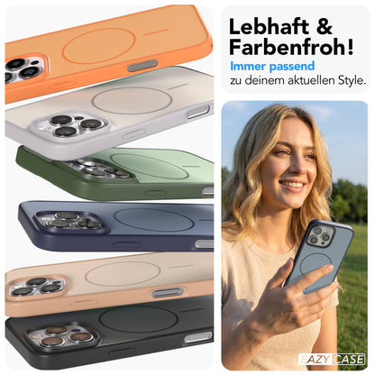 iPhone 16 Pro Max Bumper Hülle mit MagSafe Magnetring 