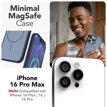 iPhone 16 Pro Max Bumper Hülle mit MagSafe Magnetring 