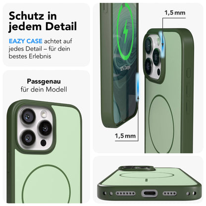 iPhone 16 Pro Max Bumper Hülle mit MagSafe Magnetring 