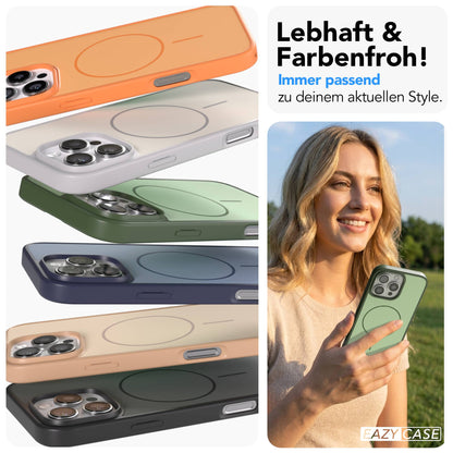 iPhone 16 Pro Max Bumper Hülle mit MagSafe Magnetring 