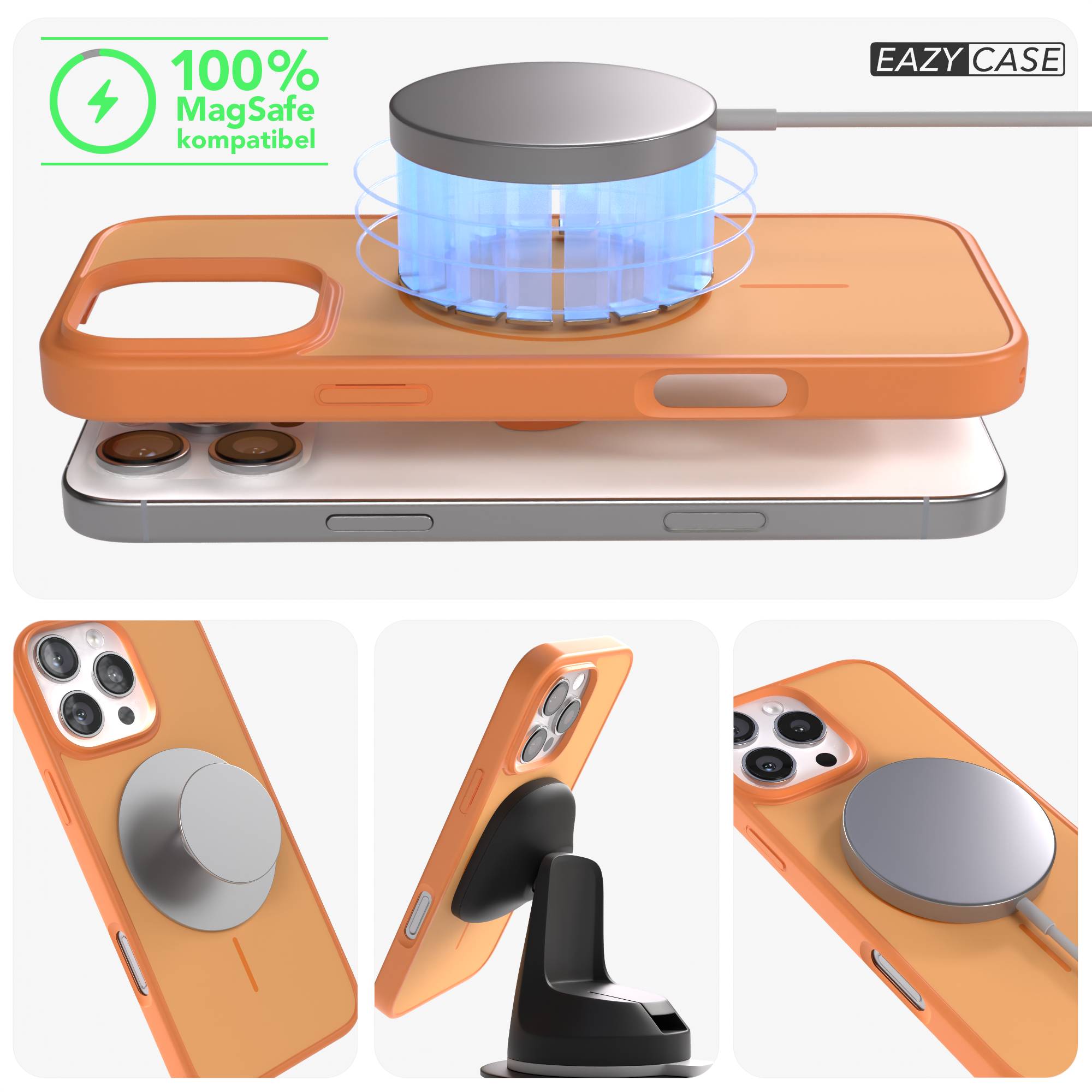 iPhone 16 Pro Max Bumper Hülle mit MagSafe Magnetring 