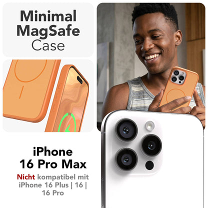 iPhone 16 Pro Max Bumper Hülle mit MagSafe Magnetring 