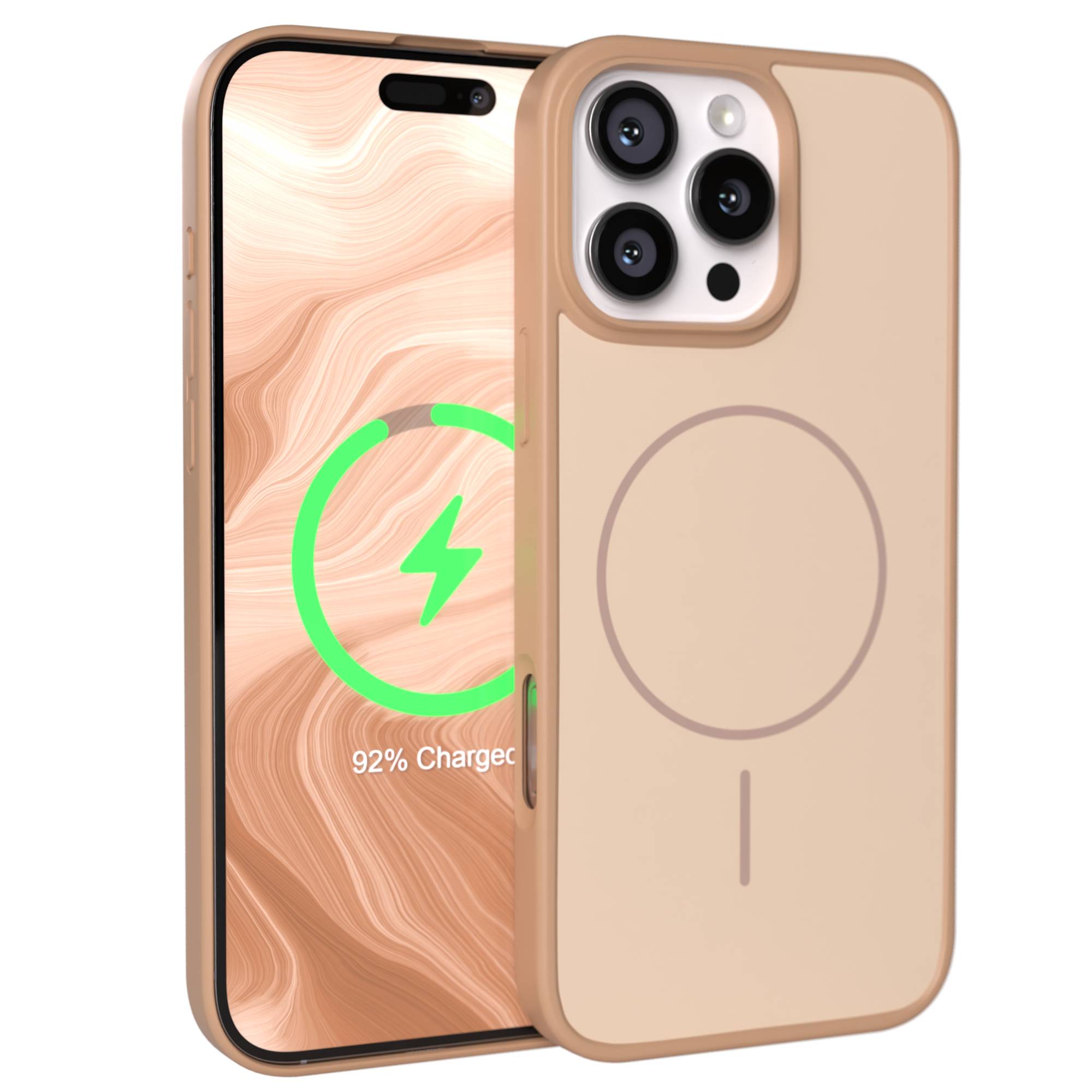 iPhone 16 Pro Max Bumper Hülle mit MagSafe Magnetring 