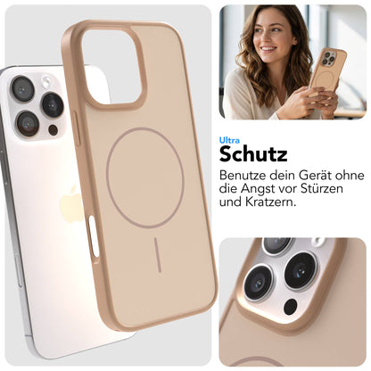 iPhone 16 Pro Max Bumper Hülle mit MagSafe Magnetring 