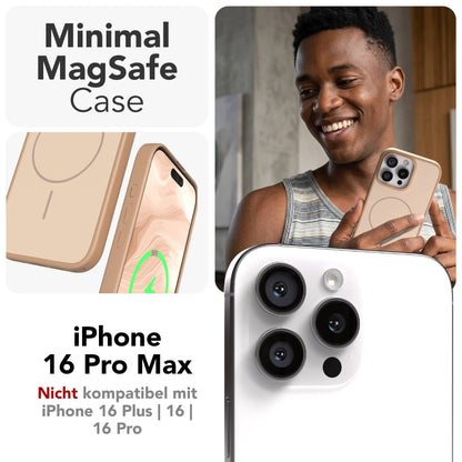 iPhone 16 Pro Max Bumper Hülle mit MagSafe Magnetring 