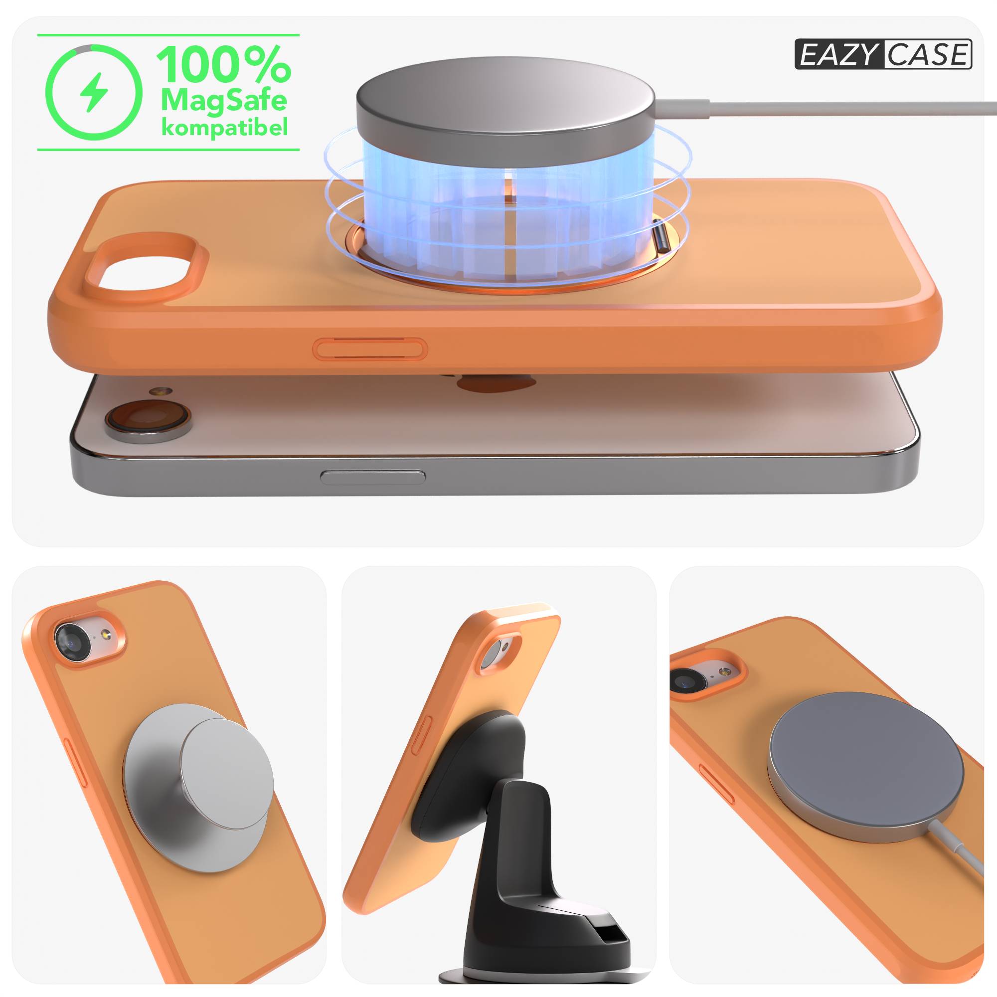 iPhone 16e Bumper Hülle mit drehbarem Ring und MagSafe Funktion 