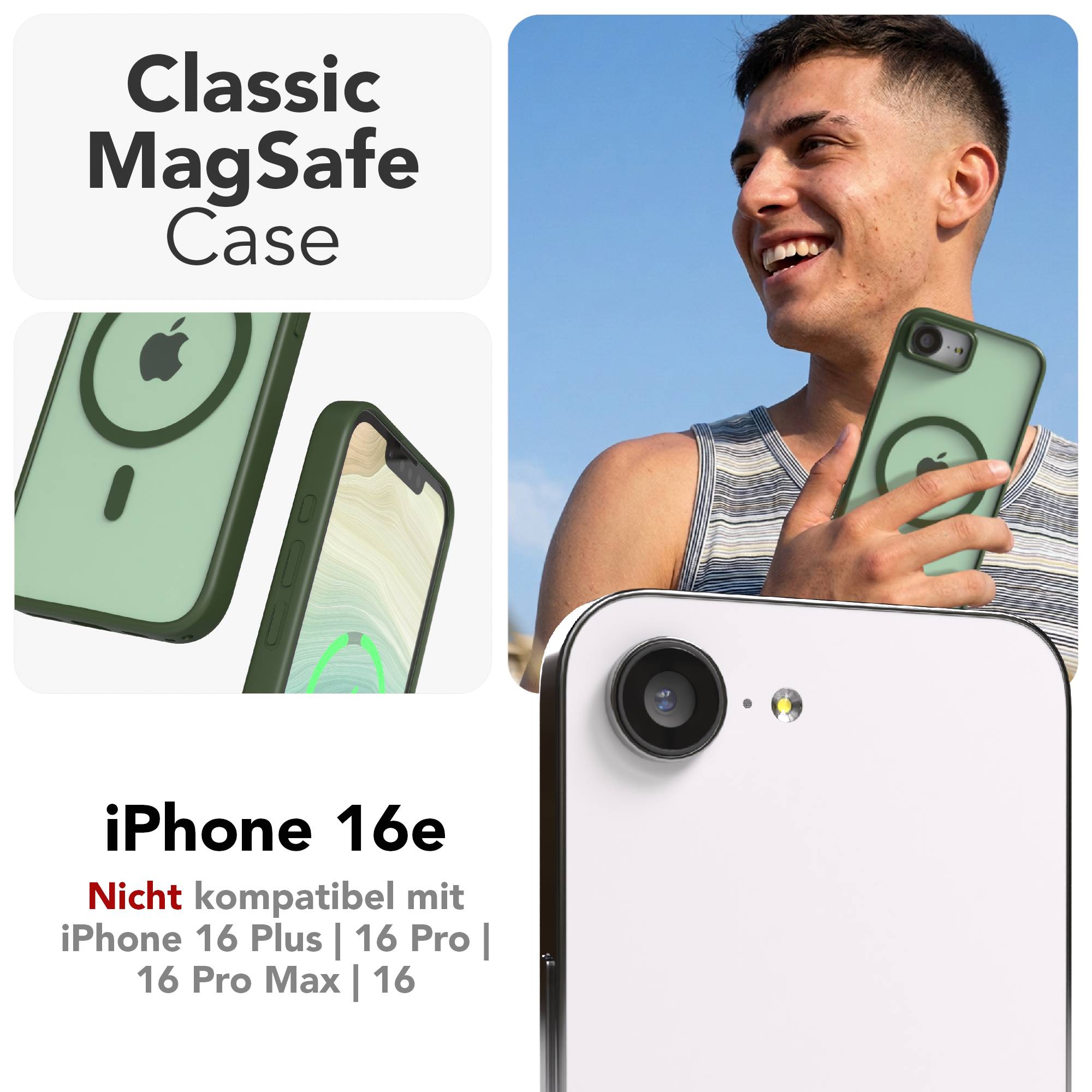 iPhone 16e Bumper Hülle MagSafe EAZY CASE Outdoor Schutzhülle 