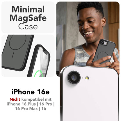 Apple iPhone 16e Bumper Hülle mit MagSafe Magnetring von EAZY CASE 