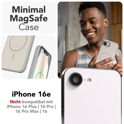 Apple iPhone 16e Bumper Hülle mit MagSafe Magnetring von EAZY CASE 