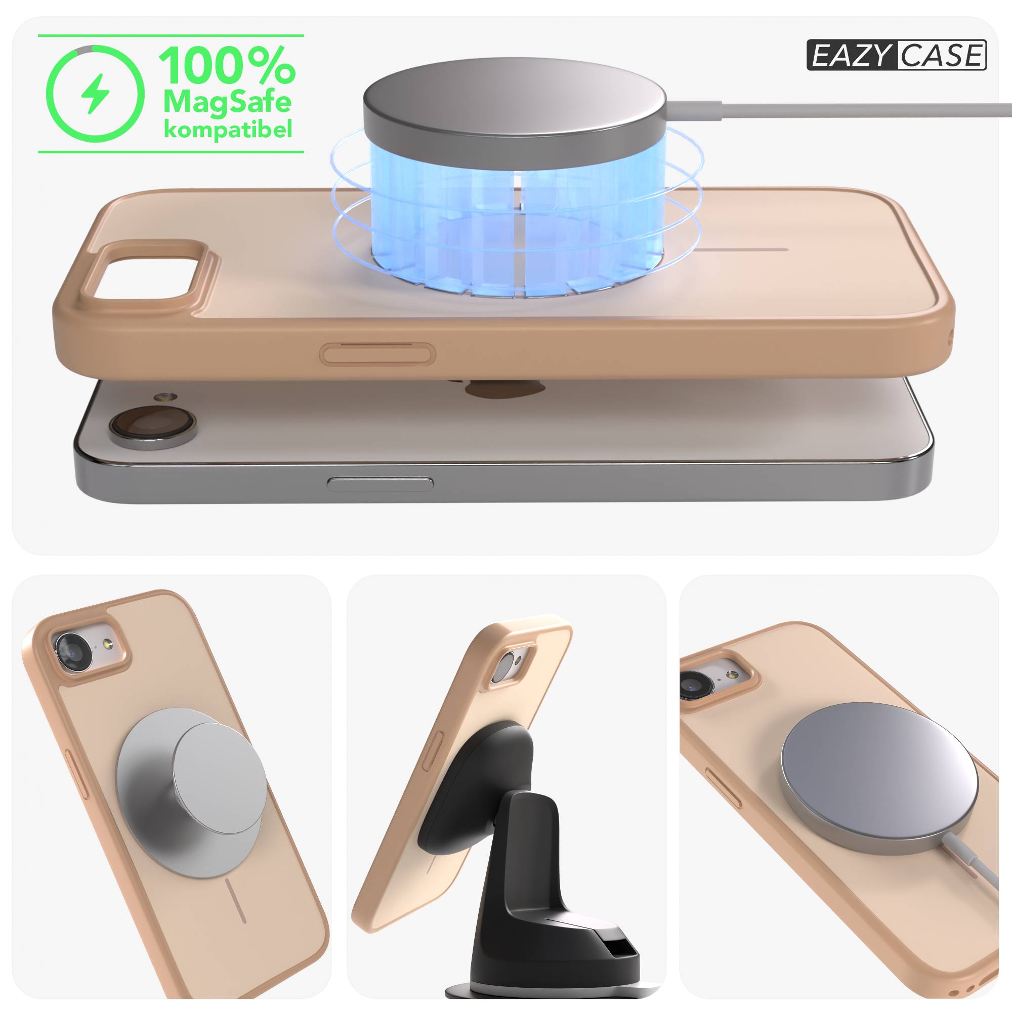 Apple iPhone 16e Bumper Hülle mit MagSafe Magnetring von EAZY CASE 