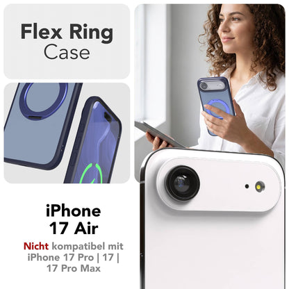 iPhone Air Bumper Hülle mit drehbarem Ring MagSafe Funktion 