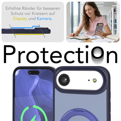 iPhone Air Bumper Hülle mit drehbarem Ring MagSafe Funktion 
