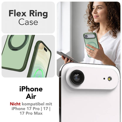 iPhone Air Bumper Hülle mit drehbarem Ring MagSafe Funktion 