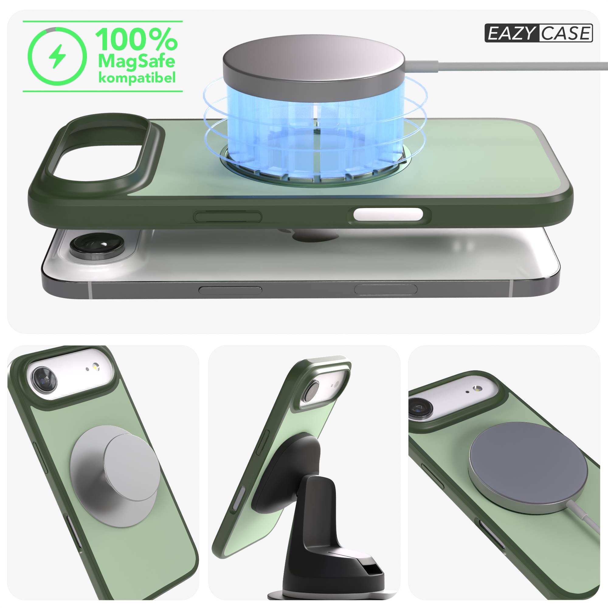 iPhone Air Bumper Hülle mit drehbarem Ring MagSafe Funktion 