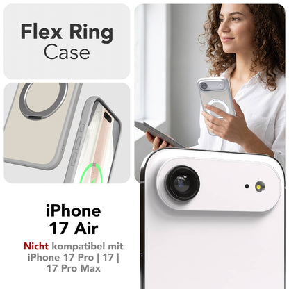 iPhone Air Bumper Hülle mit drehbarem Ring MagSafe Funktion 