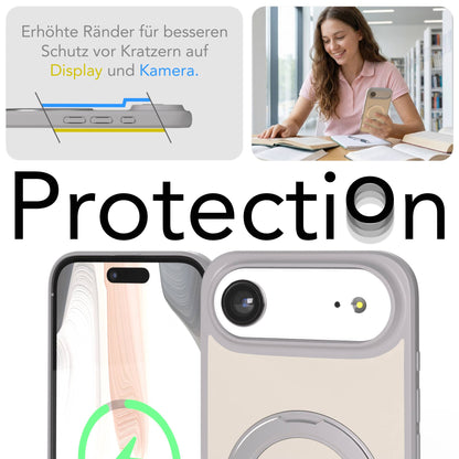 iPhone Air Bumper Hülle mit drehbarem Ring MagSafe Funktion 