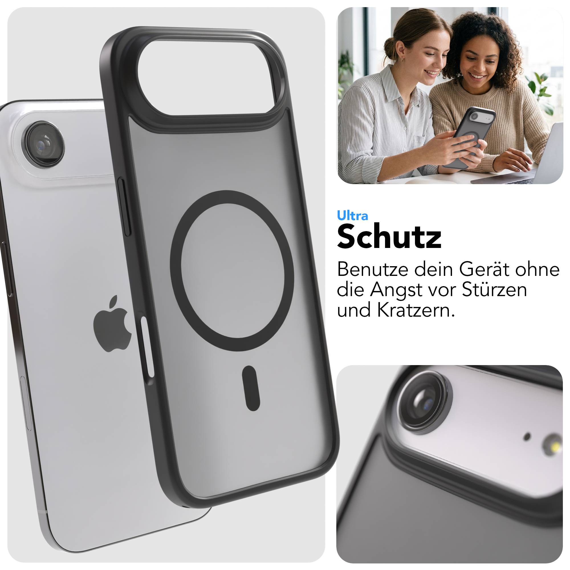 Apple iPhone Air Bumper Hülle mit MagSafe Magnetring EAZY CASE 