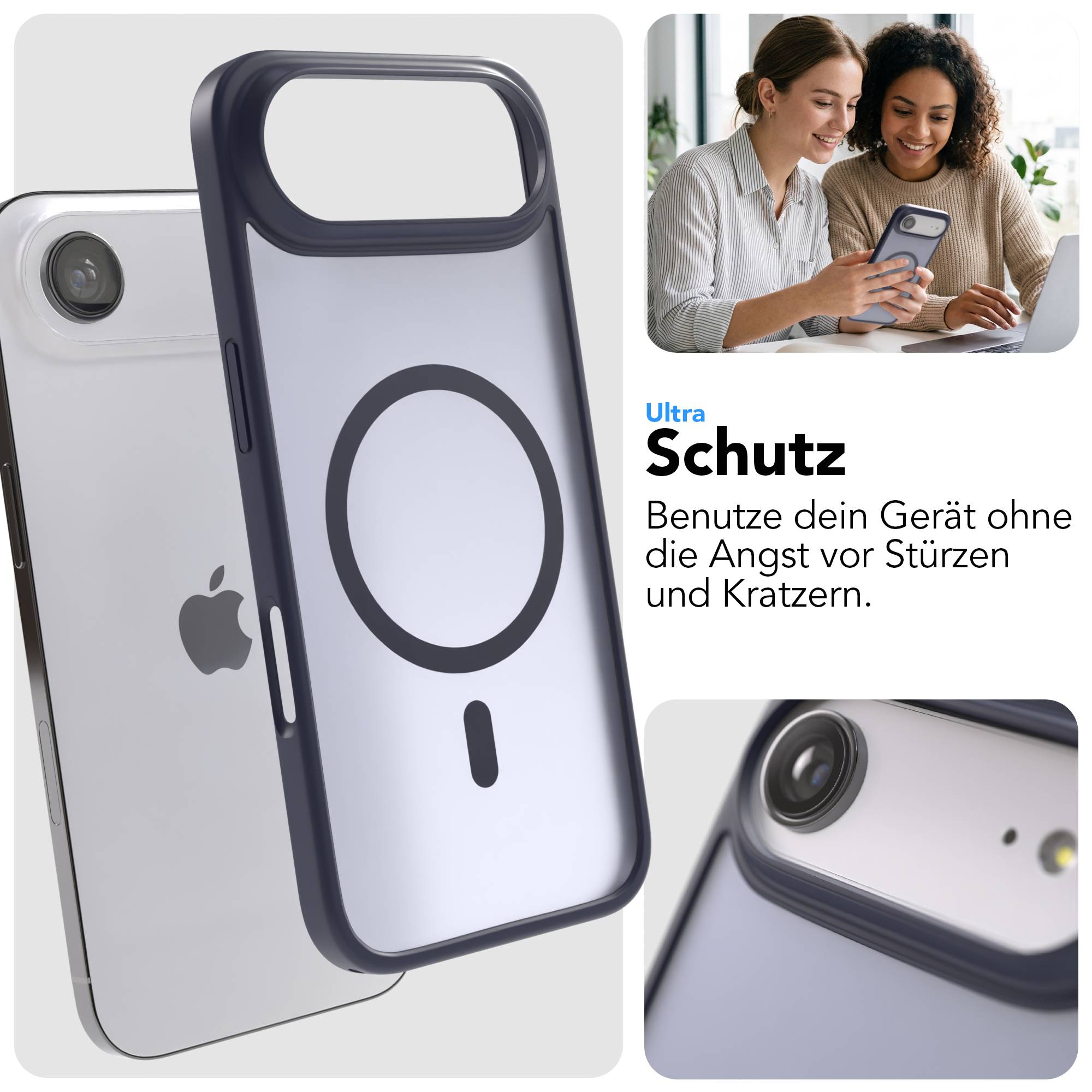 Apple iPhone Air Bumper Hülle mit MagSafe Magnetring EAZY CASE 