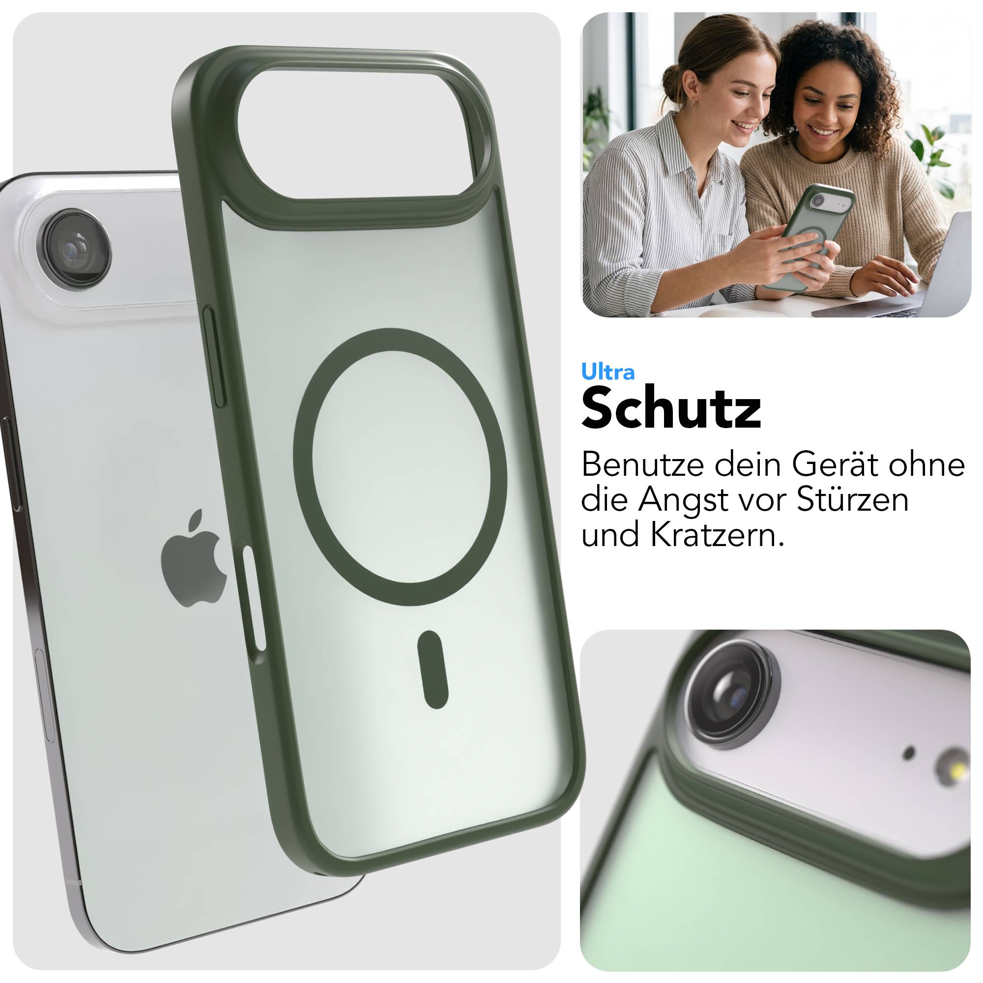 Apple iPhone Air Bumper Hülle mit MagSafe Magnetring EAZY CASE 