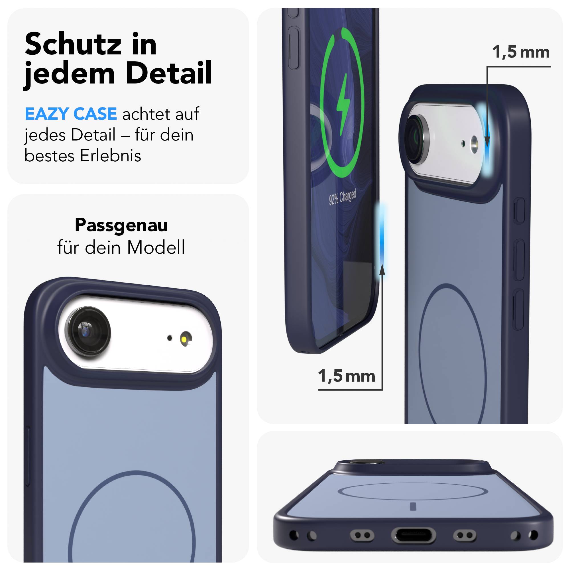 iPhone Air Bumper Hülle mit MagSafe Outdoor Case von EAZY CASE 
