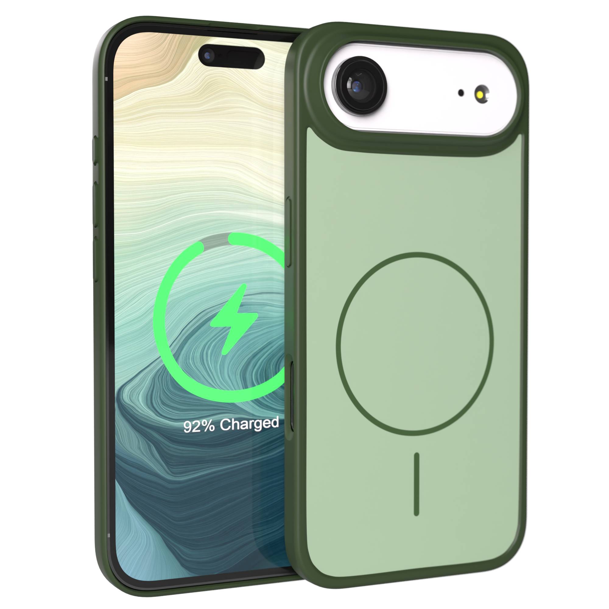 iPhone Air Bumper Hülle mit MagSafe Outdoor Case von EAZY CASE #farbe_grun