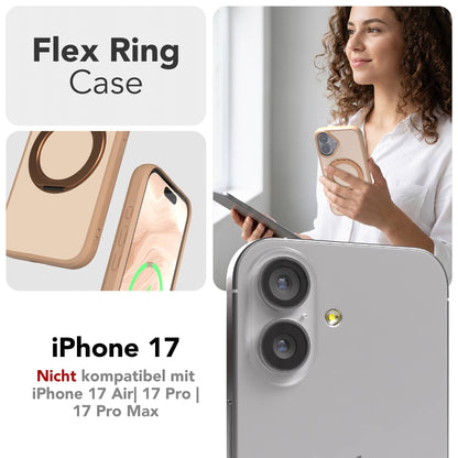 iPhone 17 Outdoor Hülle + drehbarer Ring mit MagSafe