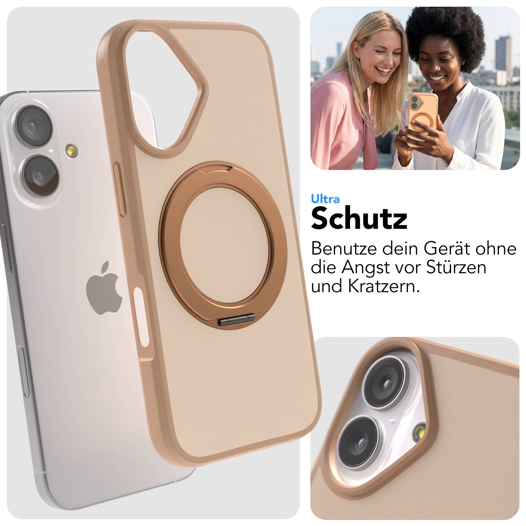 iPhone 17 Outdoor Hülle + drehbarer Ring mit MagSafe