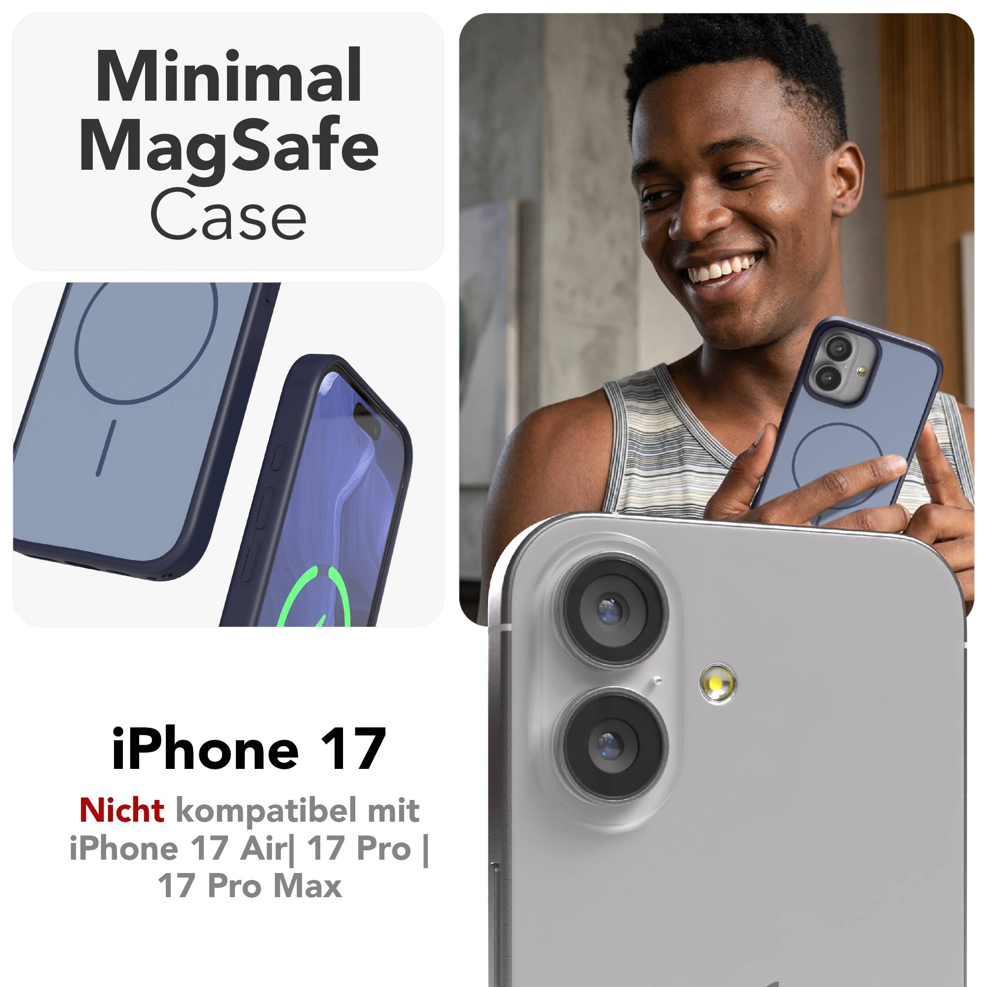 iPhone 17 Outdoor Hülle mit minimal MagSafe