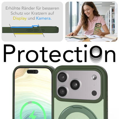 iPhone 17 Pro Outdoor Hülle + drehbarer Ring mit MagSafe