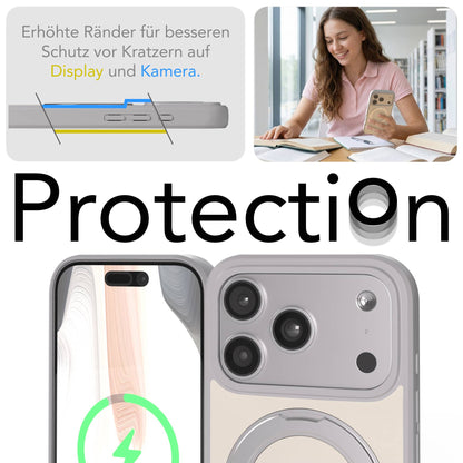 iPhone 17 Pro Outdoor Hülle + drehbarer Ring mit MagSafe