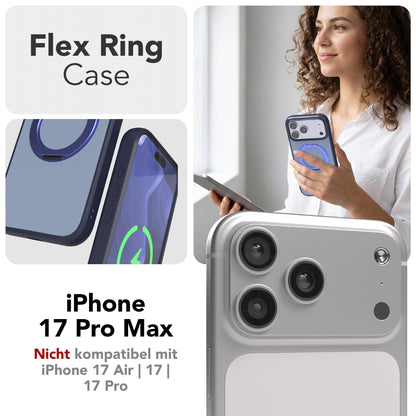 iPhone 17 Pro Max Outdoor Hülle + drehbarer Ring mit MagSafe