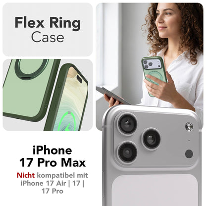 iPhone 17 Pro Max Outdoor Hülle + drehbarer Ring mit MagSafe