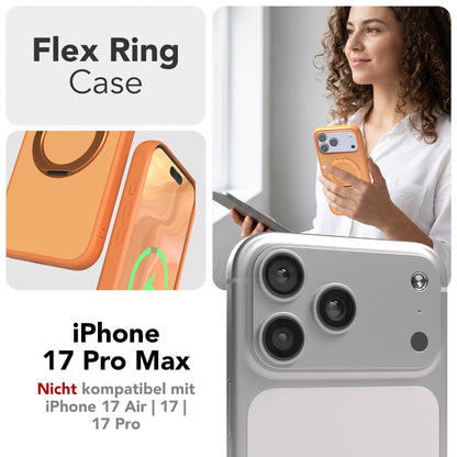iPhone 17 Pro Max Outdoor Hülle + drehbarer Ring mit MagSafe