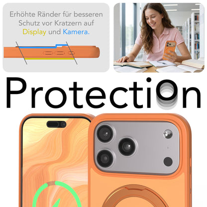 iPhone 17 Pro Max Outdoor Hülle + drehbarer Ring mit MagSafe
